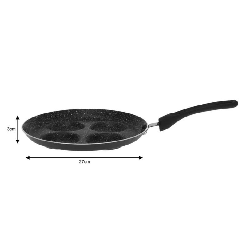 PATELNIA DO JAJEK Z POWŁOKĄ MARMUROWĄ KINGHOFF MARMO 24cm KH-3928 - obrazek 4