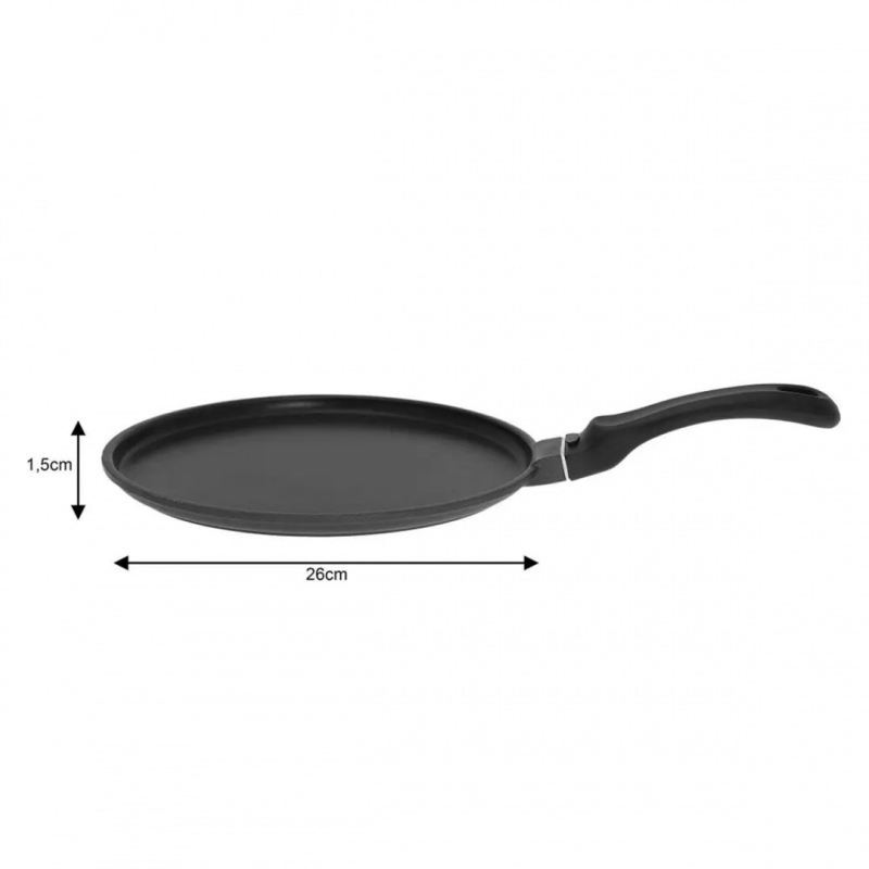 PATELNIA DO NALEŚNIKÓW 26cm Z POWŁOKĄ TEFLONOWĄ KINGHOFF KH-3861 - obrazek 4