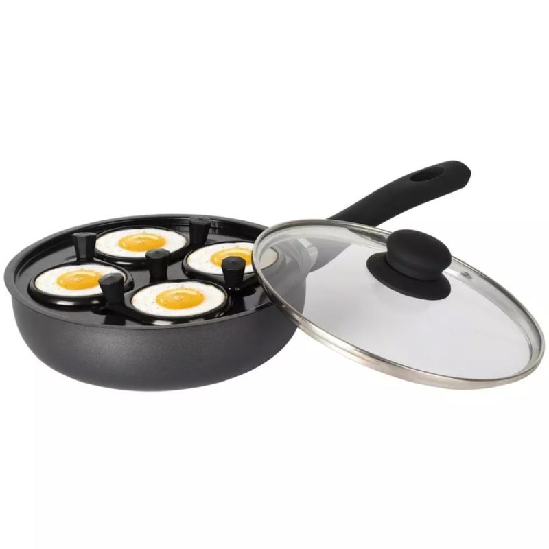 PATELNIA 20cm Z WKŁADEM DO JAJEK KINGHOFF KH-1806 - obrazek 2