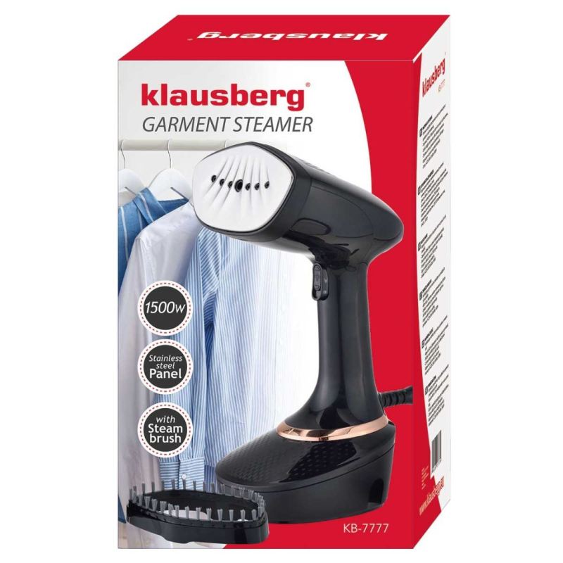 PAROWNICA DO PIONOWEGO PRASOWANIA UBRAŃ 1500W KLAUSBERG KB-7777 - obrazek 14