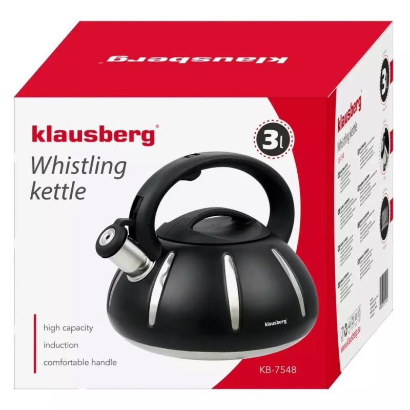 CZAJNIK Z GWIZDKIEM 3L KLAUSBERG KB-7548 - obrazek 4