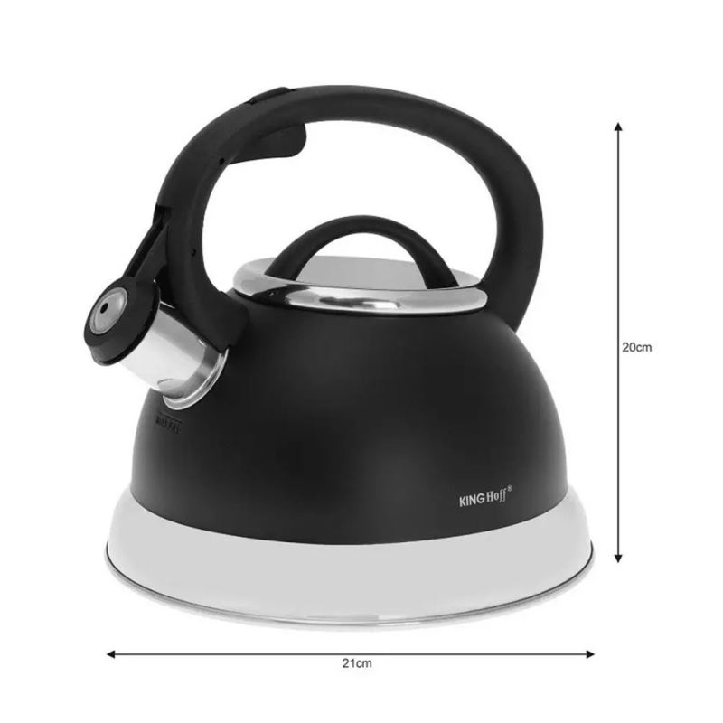 Czajnik z gwizdkiem Kinghoff 2,4L KH-1224 - obrazek 3