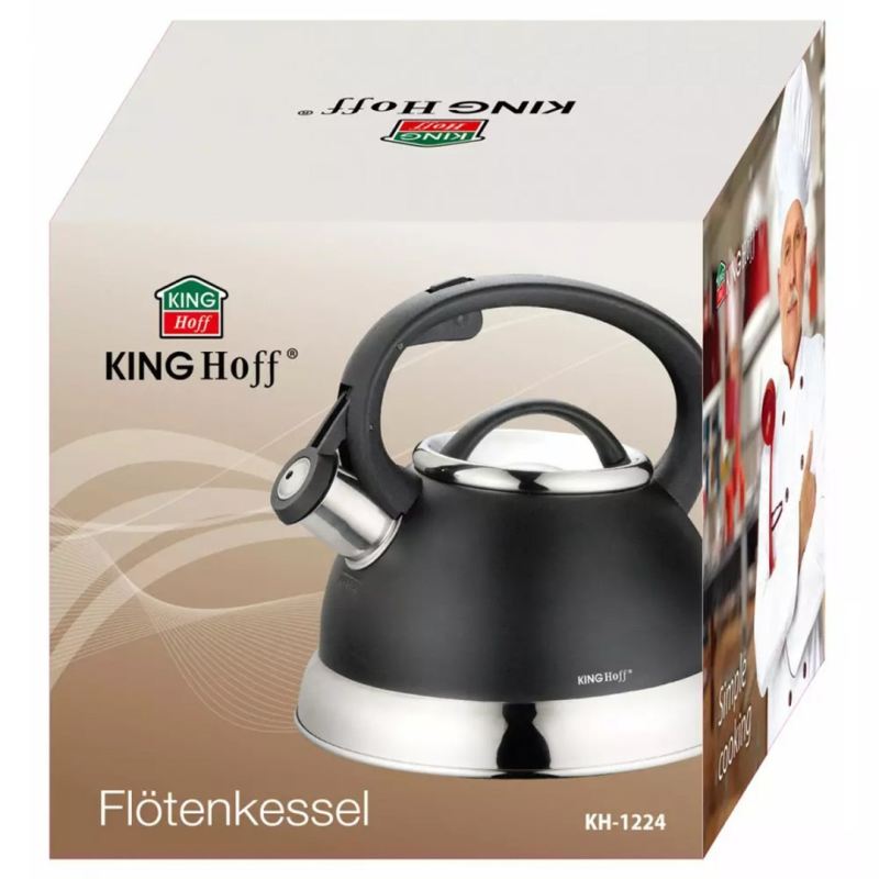 Czajnik z gwizdkiem Kinghoff 2,4L KH-1224 - obrazek 6