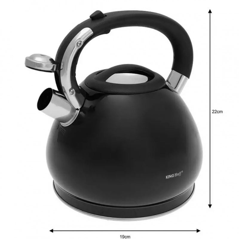 Czajnik z gwizdkiem Kinghoff 3,4L KH-1221 - obrazek 5