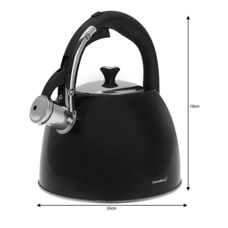 CZAJNIK Z GWIZDKIEM KLAUSBERG 2,2L KB-7410 - obrazek 5
