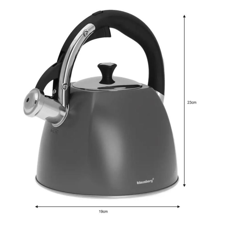 CZAJNIK Z GWIZDKIEM KLAUSBERG 2,2L KB-7411 - obrazek 4