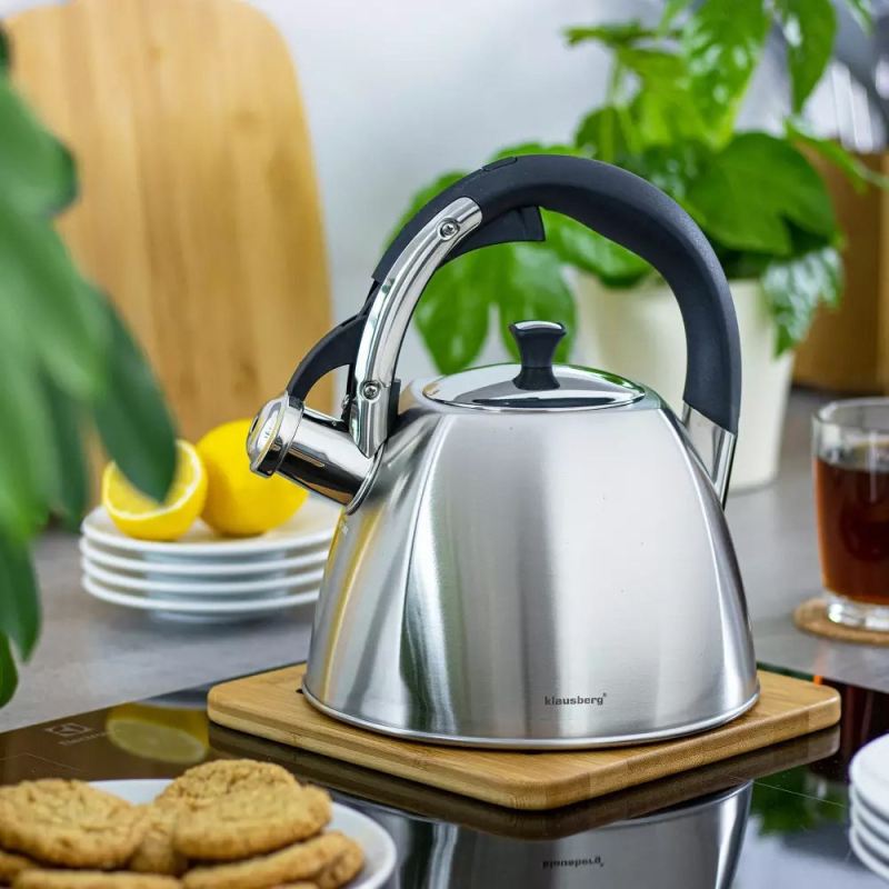 CZAJNIK Z GWIZDKIEM KLAUSBERG 2,2L KB-7409 - obrazek 2
