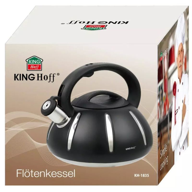 CZAJNIK Z GWIZDKIEM 3L KINGHOFF KH-1835 - obrazek 3