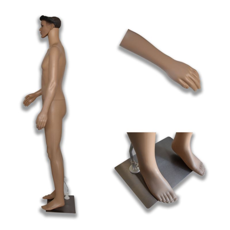 Manekin Męski Pełnopostaciowy 190CM Polietylen Realistyczny Do Sklepu 190cm - obrazek 2