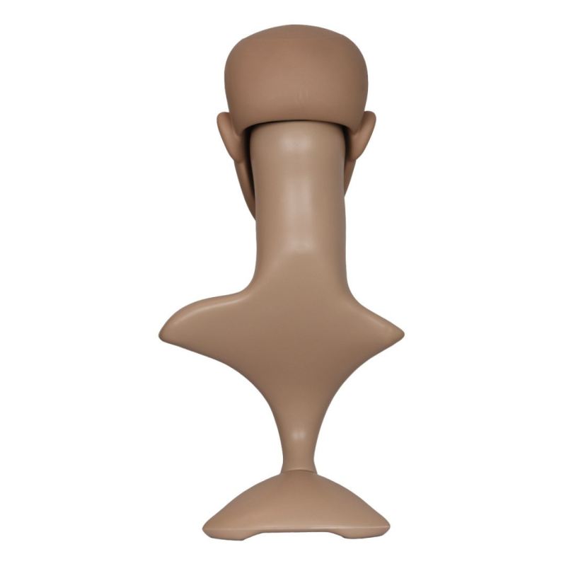 Manekin męska głowa na stojaku 53 cm do peruk biżuterii nakryć głowy - obrazek 6