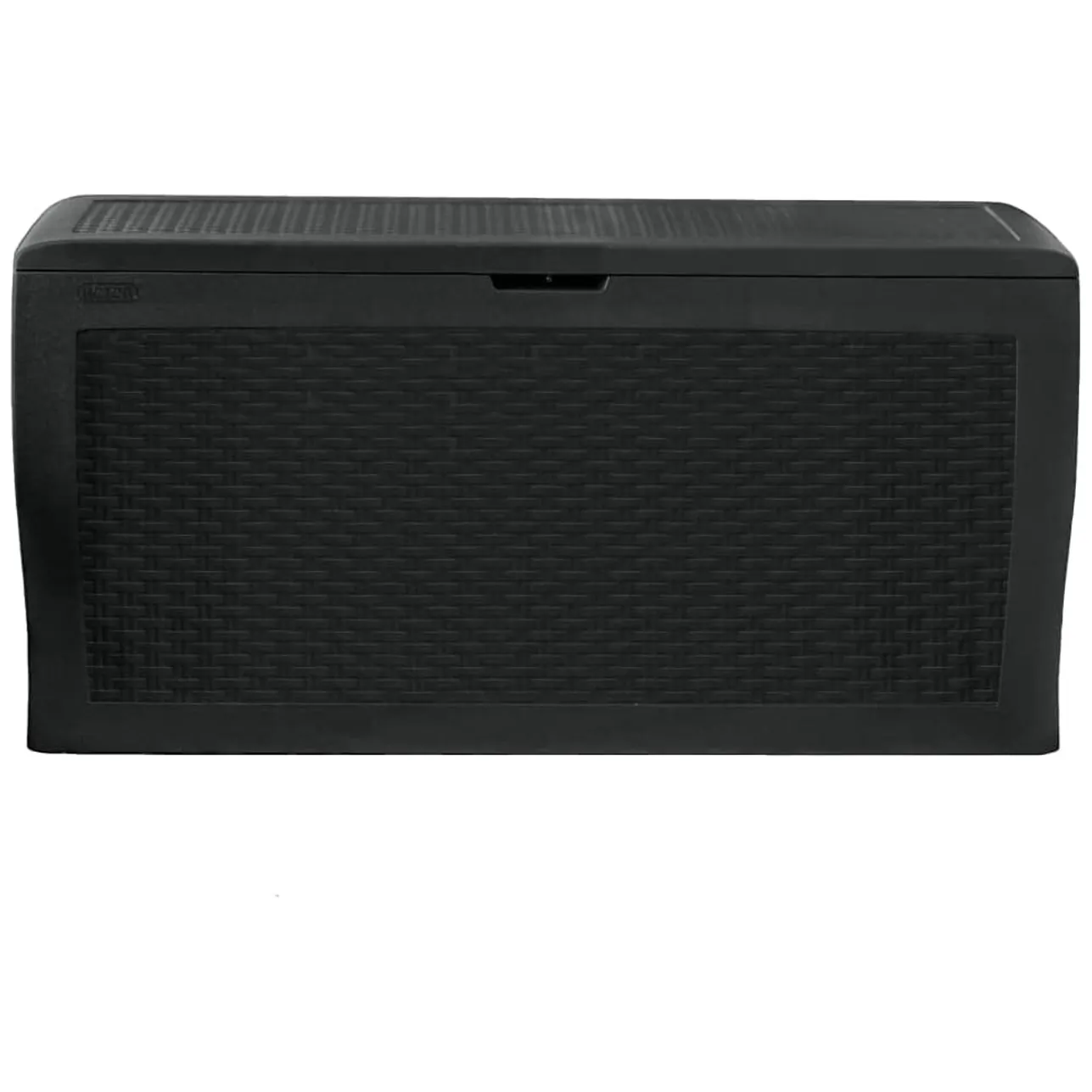 Skrzynia ogrodowa Keter Samoa Rattan 270L antracyt - obrazek 3