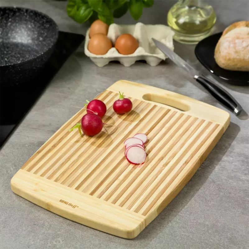 BAMBUSOWA DESKA KUCHENNA 33x20cm KINGHOFF KH-1141 - obrazek 3