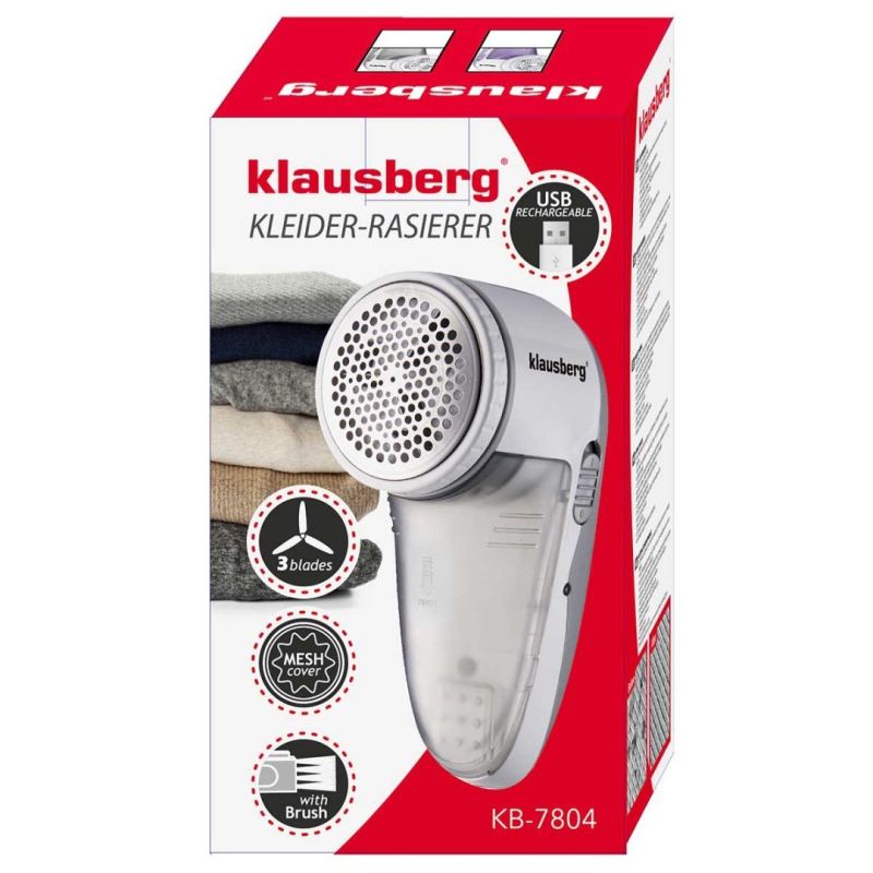 AKUMULATOROWA GOLARKA DO UBRAŃ USUWANIA ZMECHACEŃ KLAUSBERG KB-7804 - obrazek 9