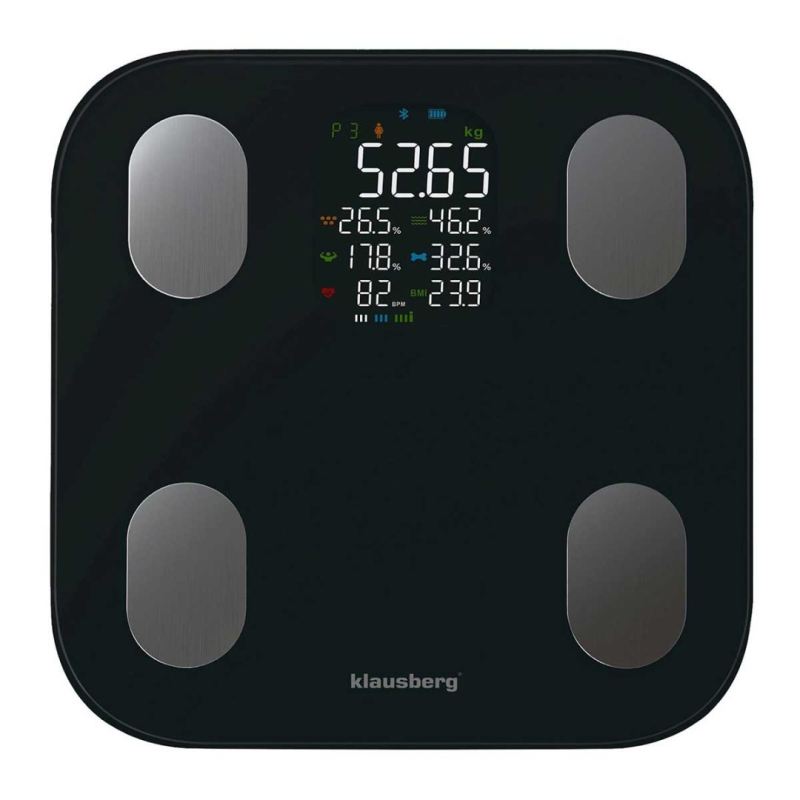 ANALITYCZNA WAGA ŁAZIENKOWA SMART IOS ANDROID KLAUSBERG KB-7854 - obrazek 7