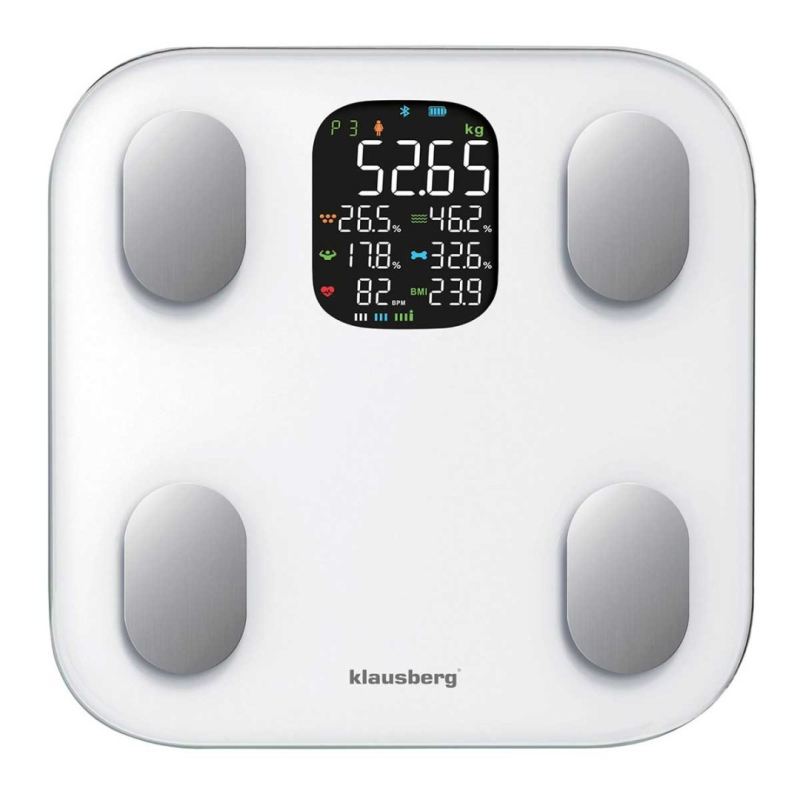 ANALITYCZNA WAGA ŁAZIENKOWA SMART IOS ANDROID KLAUSBERG KB-7855 - obrazek 8