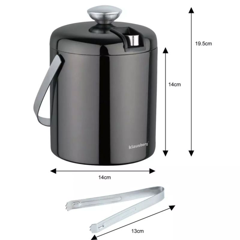 WIADERKO DO LODU 1,3L + SZCZYPCE KLAUSBERG KB-7656 - obrazek 6