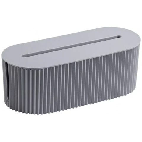 DA444 Organizer pudełko na kable szary
