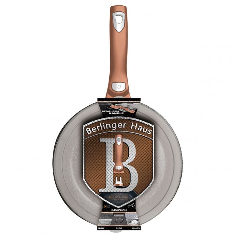 PATELNIA GRANITOWA 28cm BERLINGER HAUS BH-1949 ROSE GOLD - obrazek 4