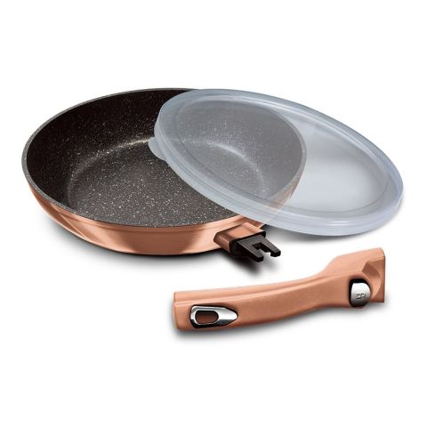 PATELNIA GRANITOWA 28cm BERLINGER HAUS BH-1949 ROSE GOLD