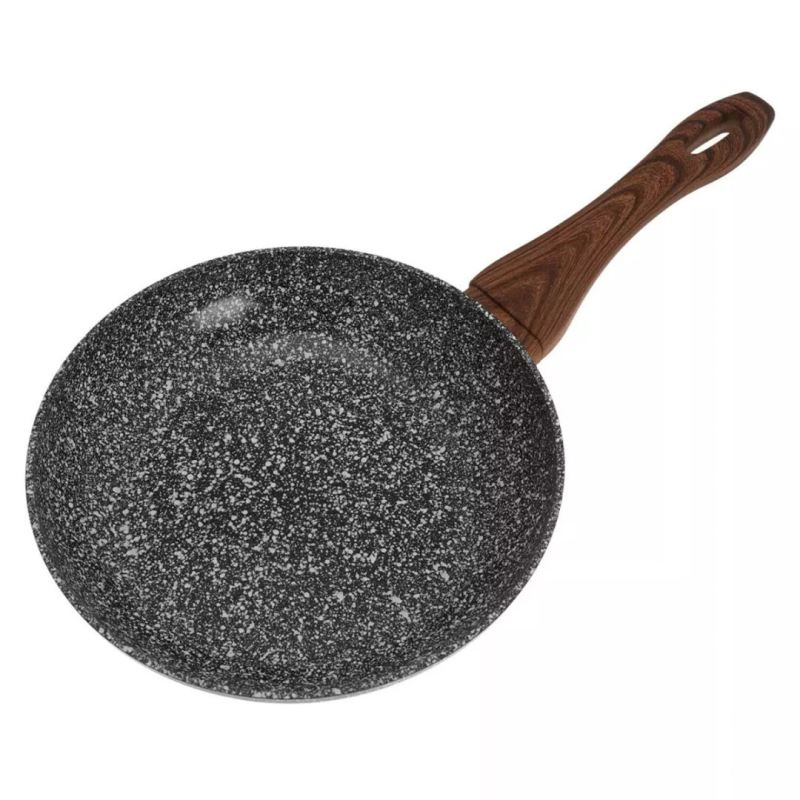 PATELNIA GRANITOWA 28cm GRANIT WOOD KINGHOFF KH-1029 - obrazek 3
