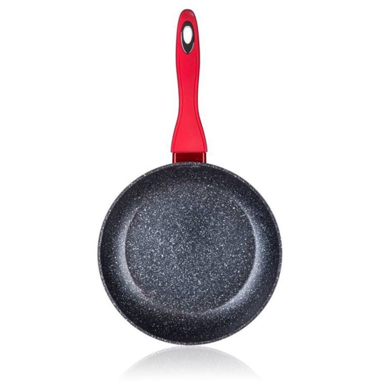 PATELNIA GRANITOWA 28cm BANQUET METALLIC RED - obrazek 2