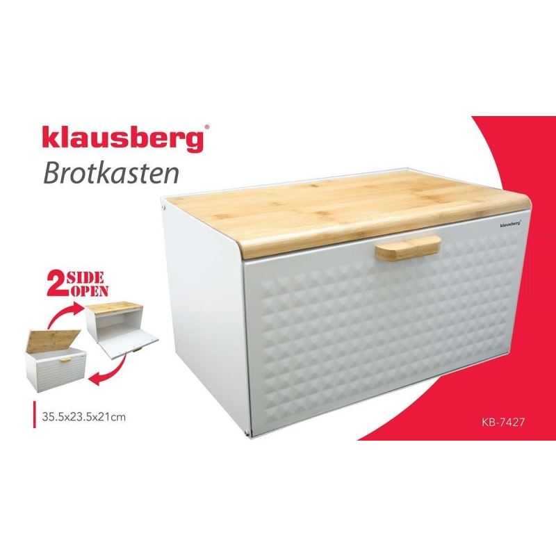 CHLEBAK DWUSTRONNY KLAUSBERG KB-7427 biały - obrazek 4