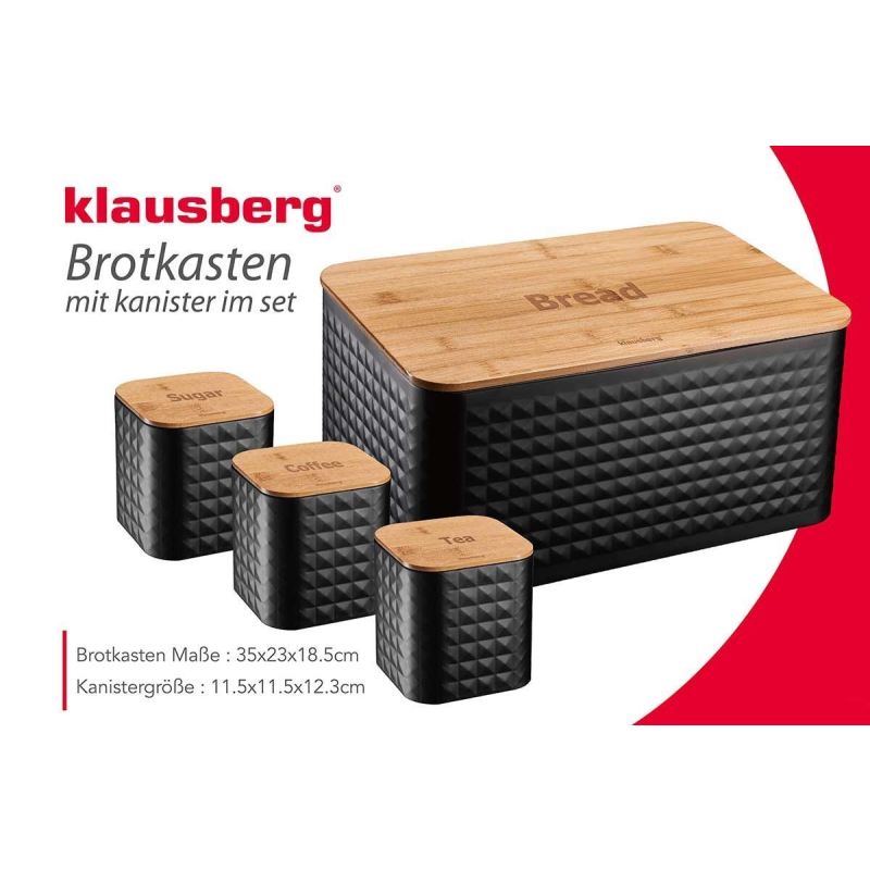 CHLEBAK KLAUSBERG Z ZESTAWEM POJEMNIKÓW KB-7482 - obrazek 4
