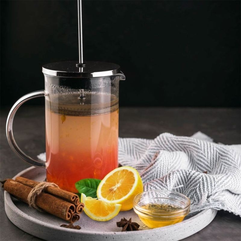 ZAPARZACZ TŁOKOWY DO KAWY/HERBATY 800ml ORION 152560 - obrazek 9