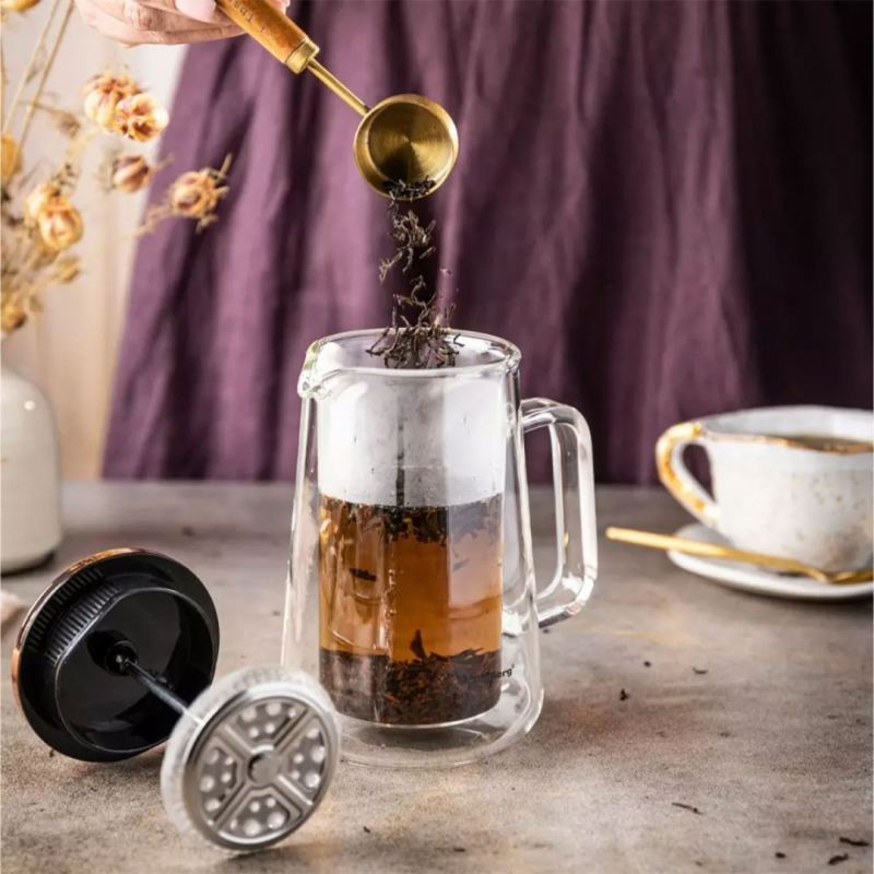 ZAPARZACZ TŁOKOWY DO KAWY/HERBATY TERMICZNY 350ml KLAUSBERG KB-7723 - obrazek 2
