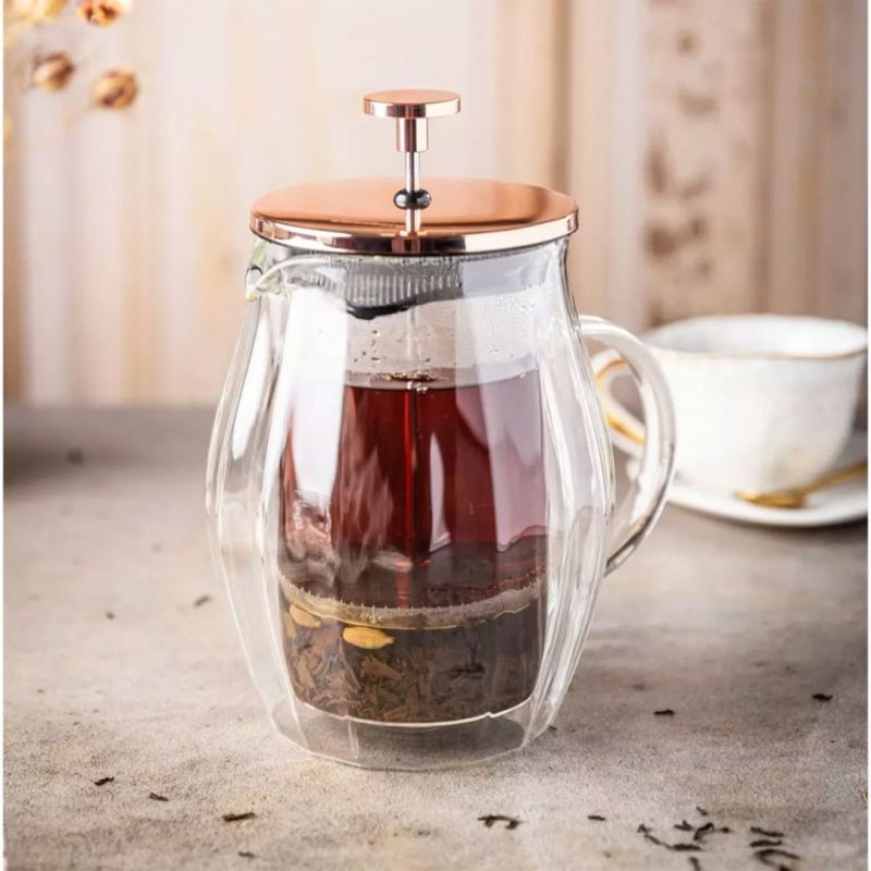 ZAPARZACZ TŁOKOWY DO KAWY/HERBATY TERMICZNY 600ml KLAUSBERG KB-7722 - obrazek 9
