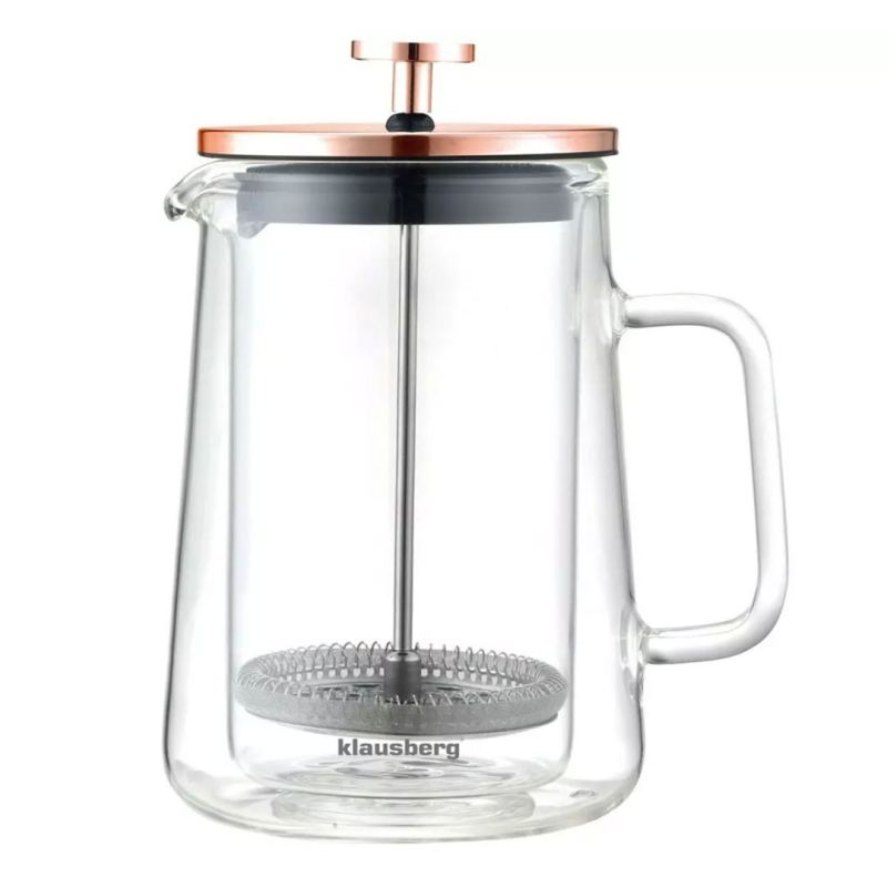 ZAPARZACZ TŁOKOWY DO KAWY/HERBATY TERMICZNY 600ml KLAUSBERG KB-7724 - obrazek 14