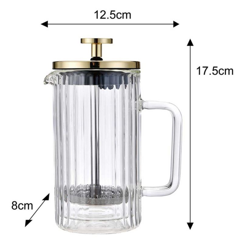 ZAPARZACZ TŁOKOWY DO KAWY/HERBATY TERMICZNY 350ml KLAUSBERG KB-7759 - obrazek 3
