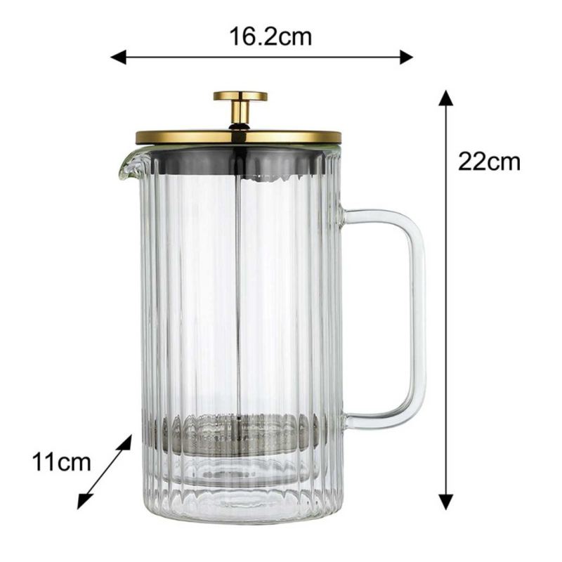 ZAPARZACZ TŁOKOWY DO KAWY/HERBATY TERMICZNY 1000ml KLAUSBERG KB-7761 - obrazek 10