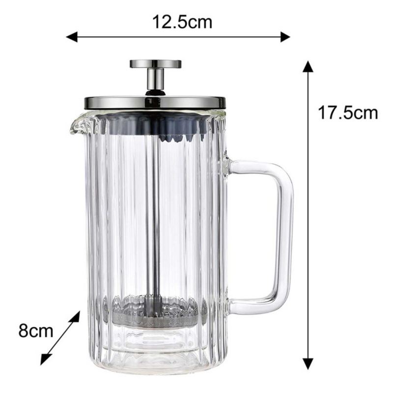 ZAPARZACZ TŁOKOWY DO KAWY/HERBATY TERMICZNY 350ml KLAUSBERG KB-7756 - obrazek 3