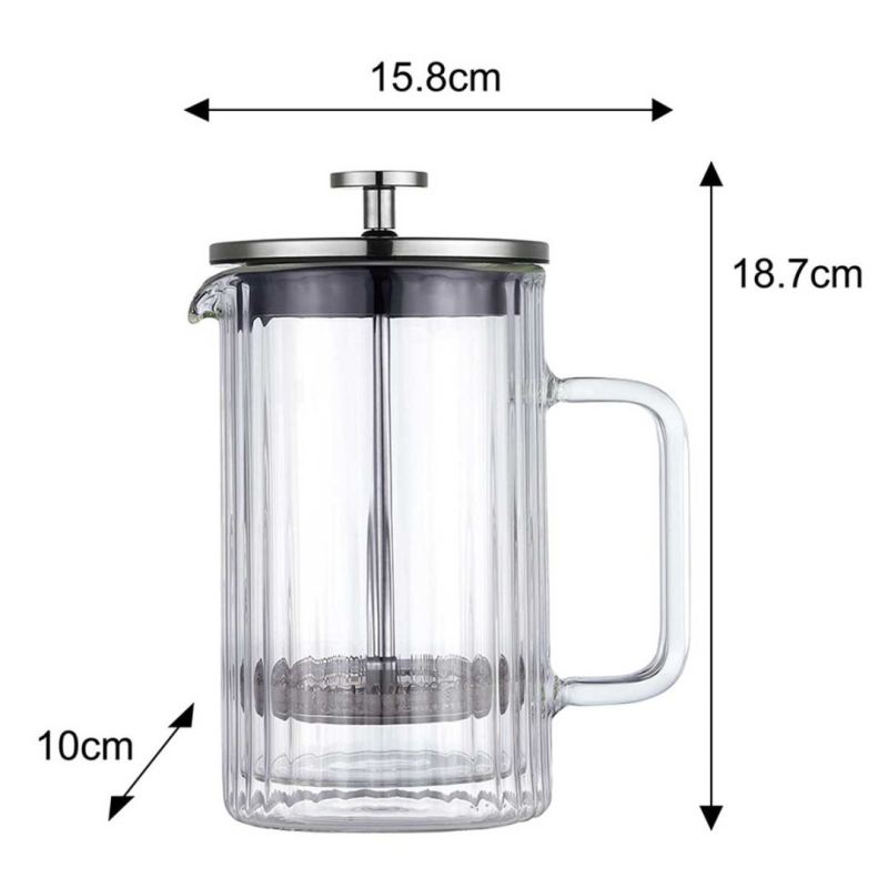 ZAPARZACZ TŁOKOWY DO KAWY/HERBATY TERMICZNY 600ml KLAUSBERG KB-7757 - obrazek 8
