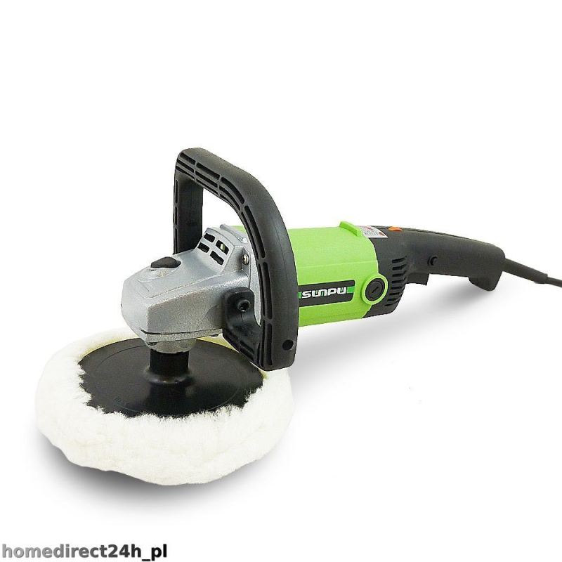 Polerka samochodowa 1200W akcesoria gąbki zestaw - obrazek 4