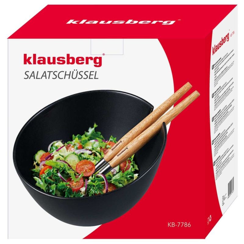 PORCELANOWA MISA DO SAŁAT Z PRZYBORAMI KLAUSBERG KB-7786 CZARNA - obrazek 12