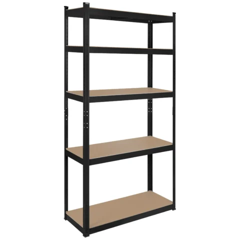 Regał metalowy magazynowy 180x90x40 czarny Rebel