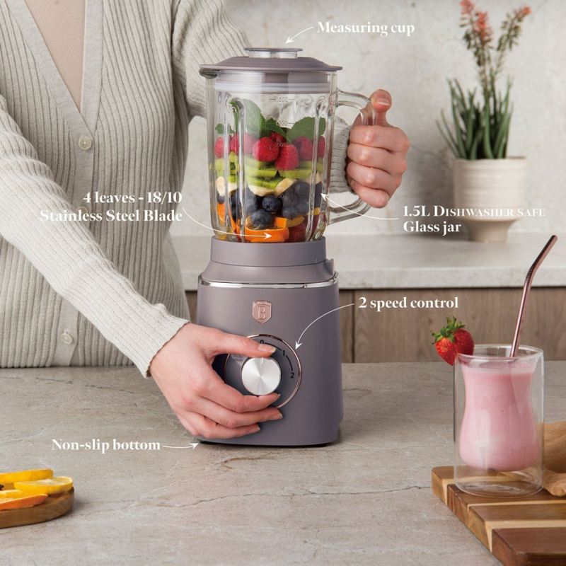 BLENDER KIELICHOWY MIKSER BERLINGER HAUS BH-9496 TAUPE - obrazek 3
