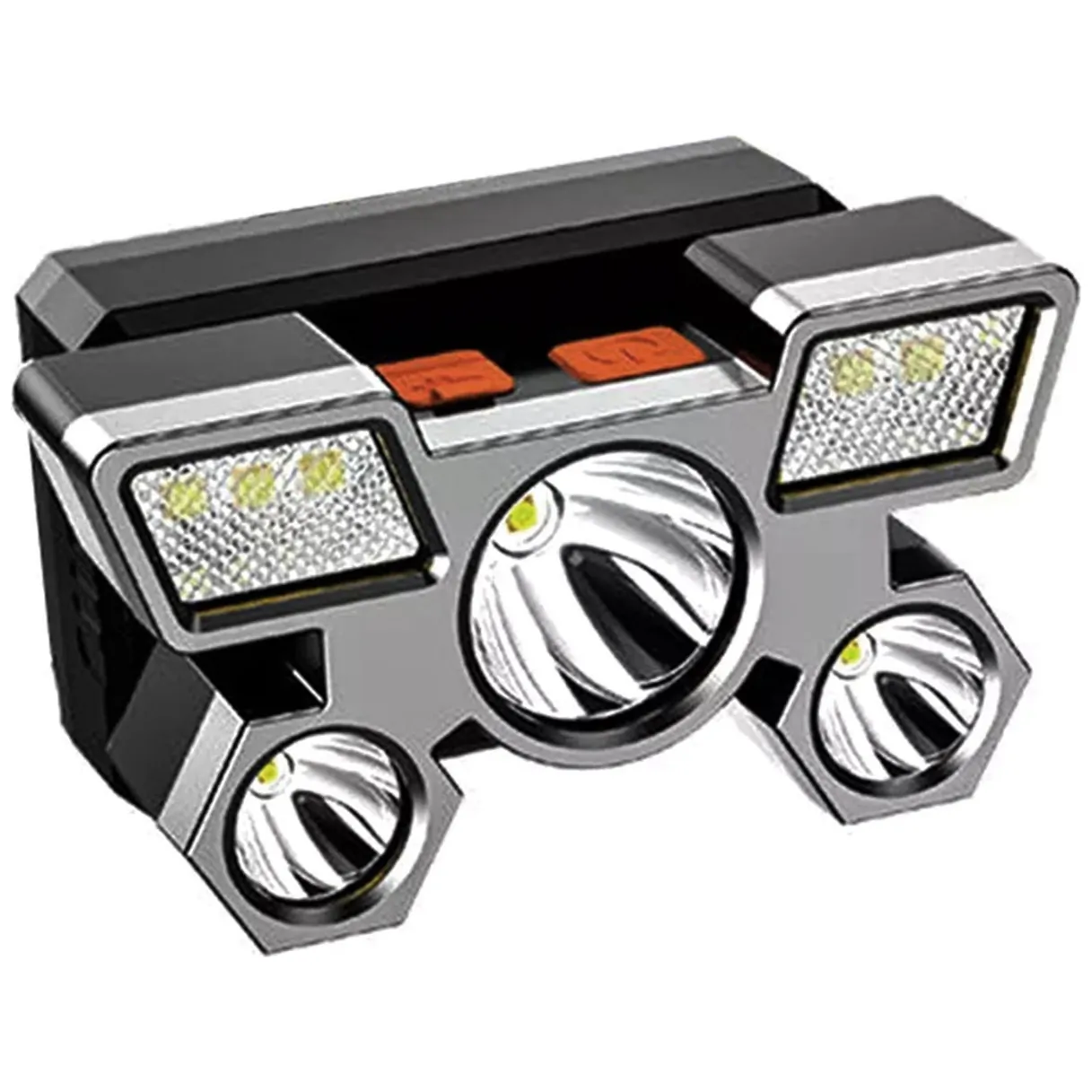 ZD85 Latarka czołowa 9 x led - obrazek 3