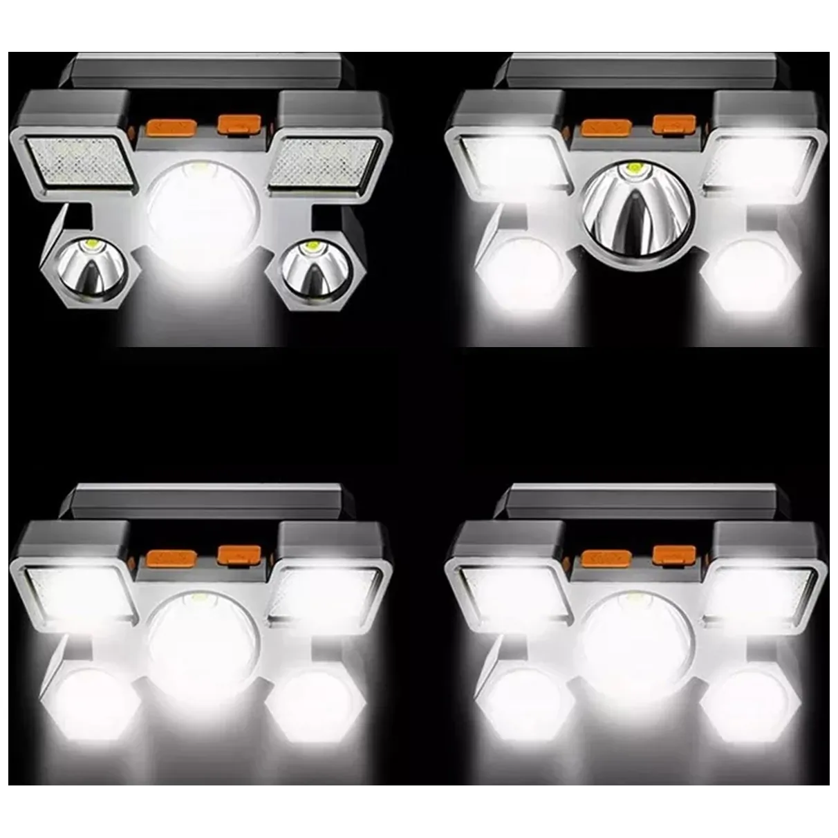 ZD85 Latarka czołowa 9 x led - obrazek 8