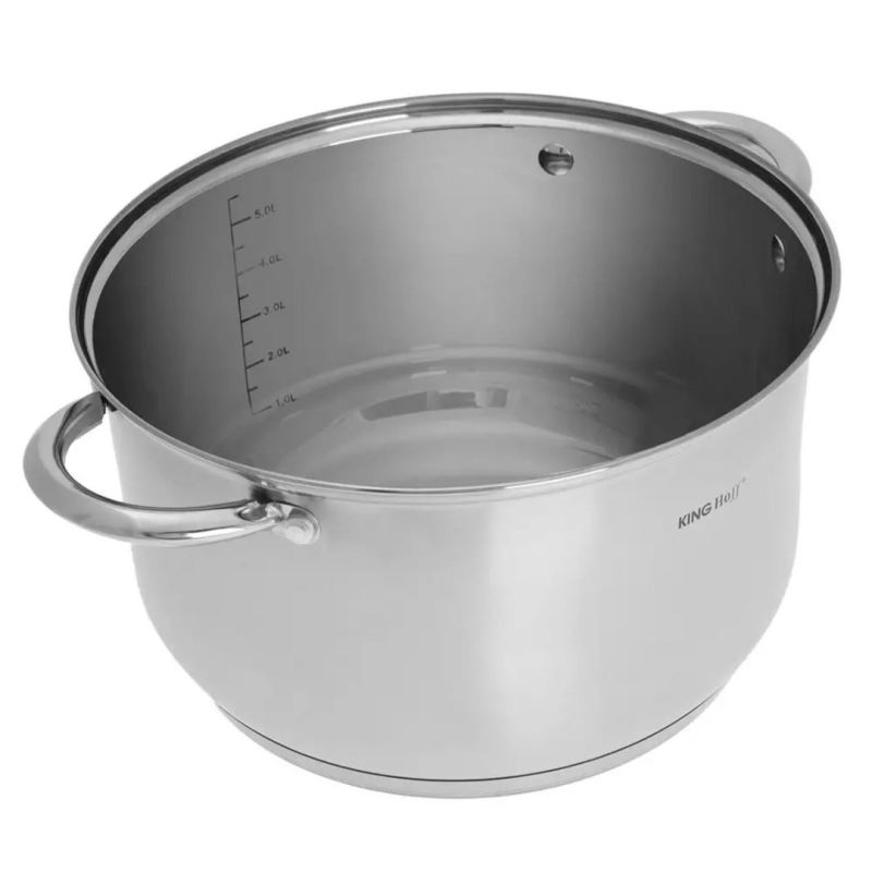 10 ELEMENTOWY ZESTAW GARNKÓW KINGHOFF KH-4449 - obrazek 4