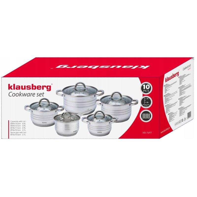 ZESTAW GARNKÓW 10 ELEMENTÓW KLAUSBERG KB-7697 - obrazek 6