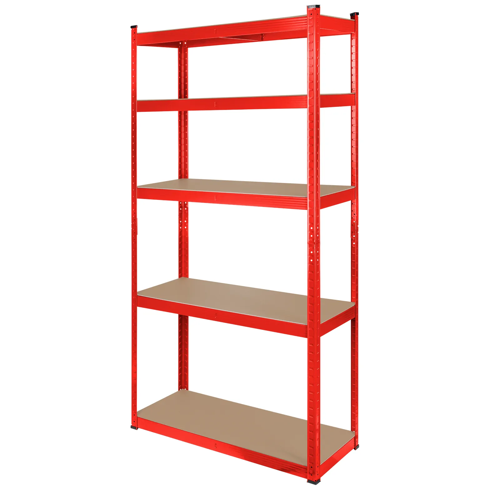 Regał metalowy magazynowy 180x90x40 czerwony Rebel - obrazek 3