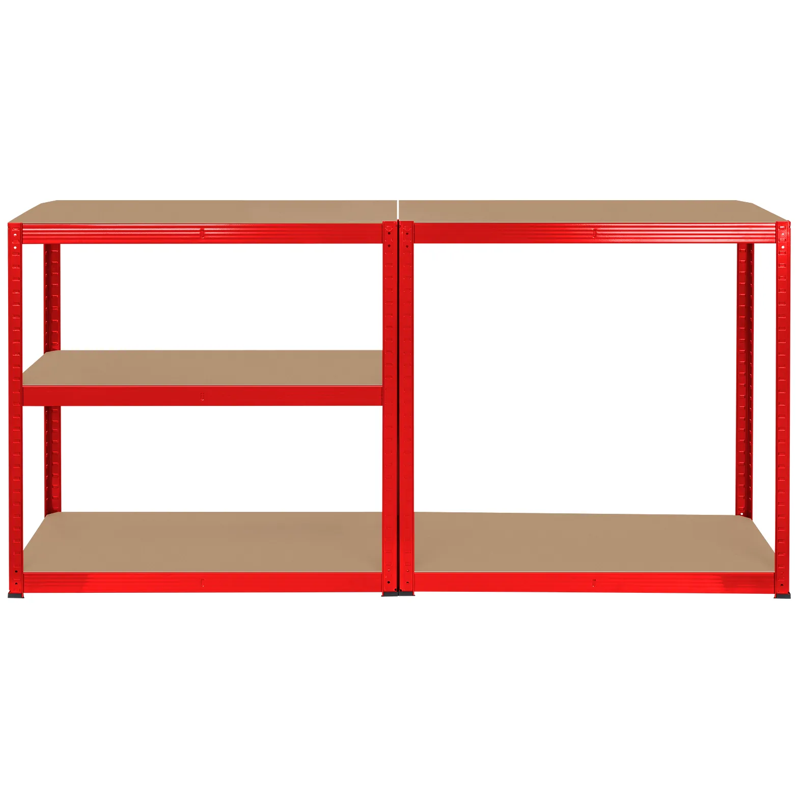 Regał metalowy magazynowy 180x90x40 czerwony Rebel - obrazek 6