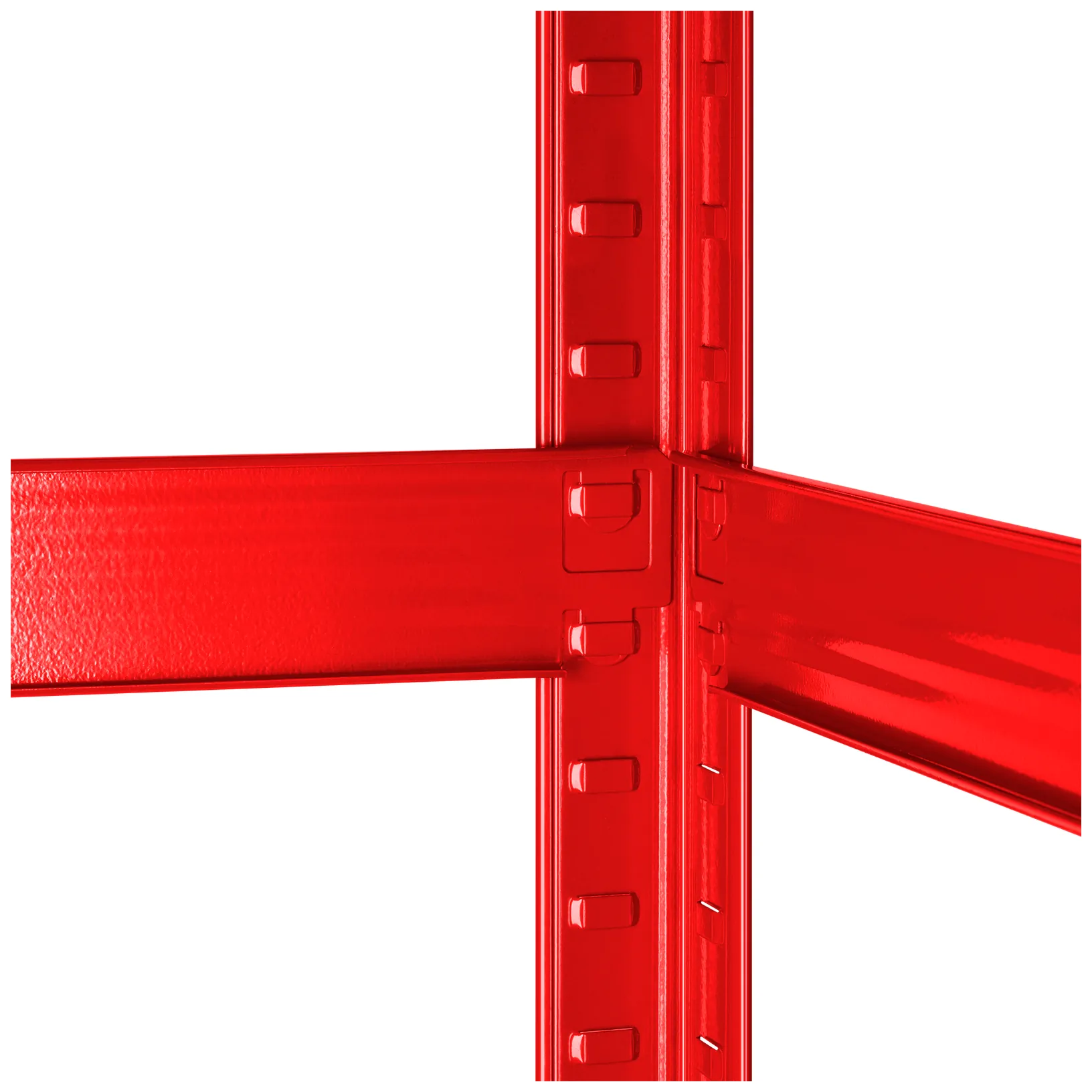 Regał metalowy magazynowy 180x90x40 czerwony Rebel - obrazek 7