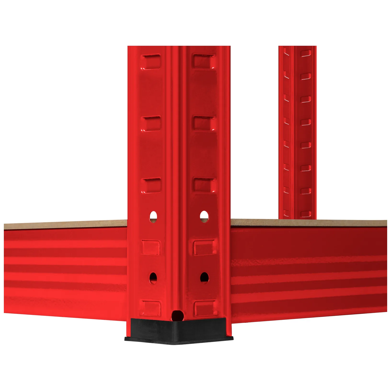 Regał metalowy magazynowy 180x90x40 czerwony Rebel - obrazek 9