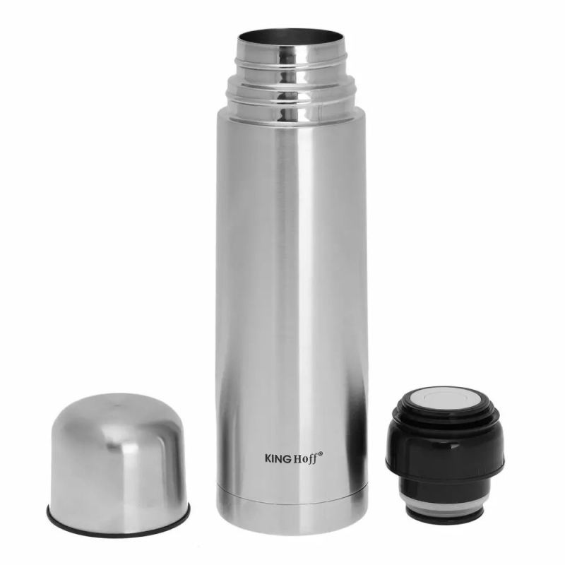 TERMOS STALOWY 1000 ml CLICK-CLACK KINGHOFF KH-4054 - obrazek 3