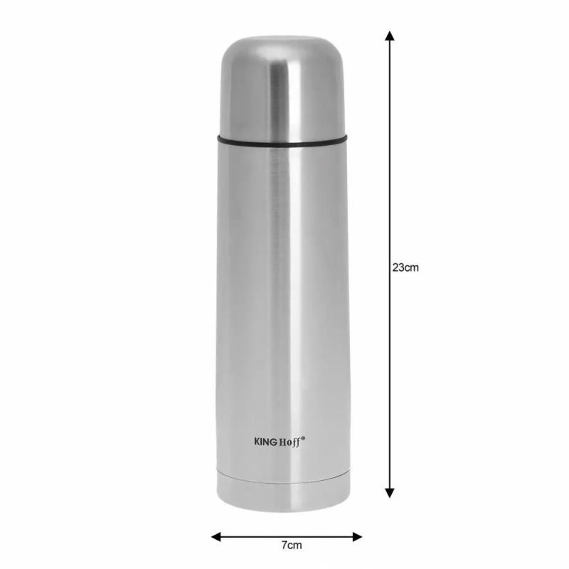 TERMOS STALOWY 500 ml CLICK-CLACK KINGHOFF KH-4052 - obrazek 3