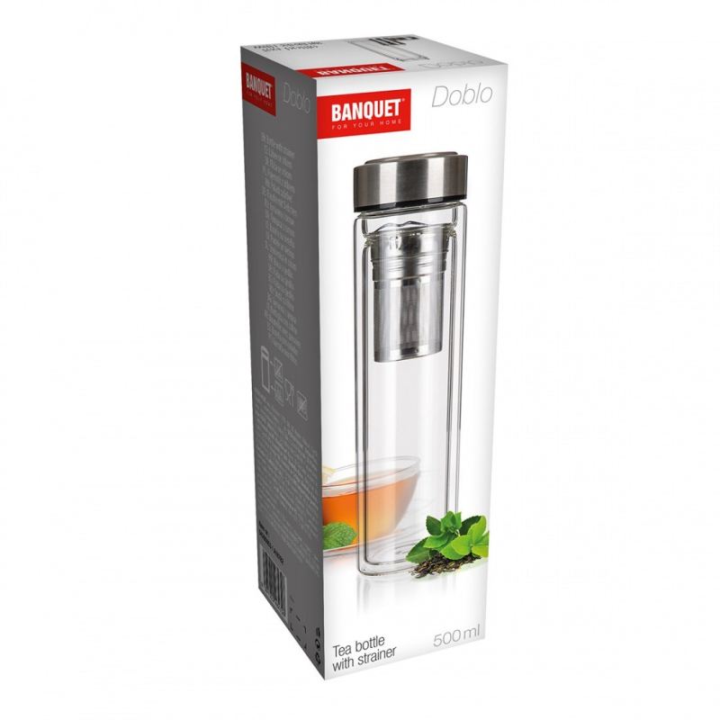 TERMOS ZAPARZACZ SZKLANY 500ml BANQUET DOBLO - obrazek 3